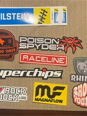 9 fresh stickers 4x4 off road jeep stickers